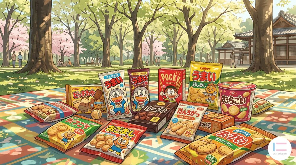 日本のおやつ、何を食べる？