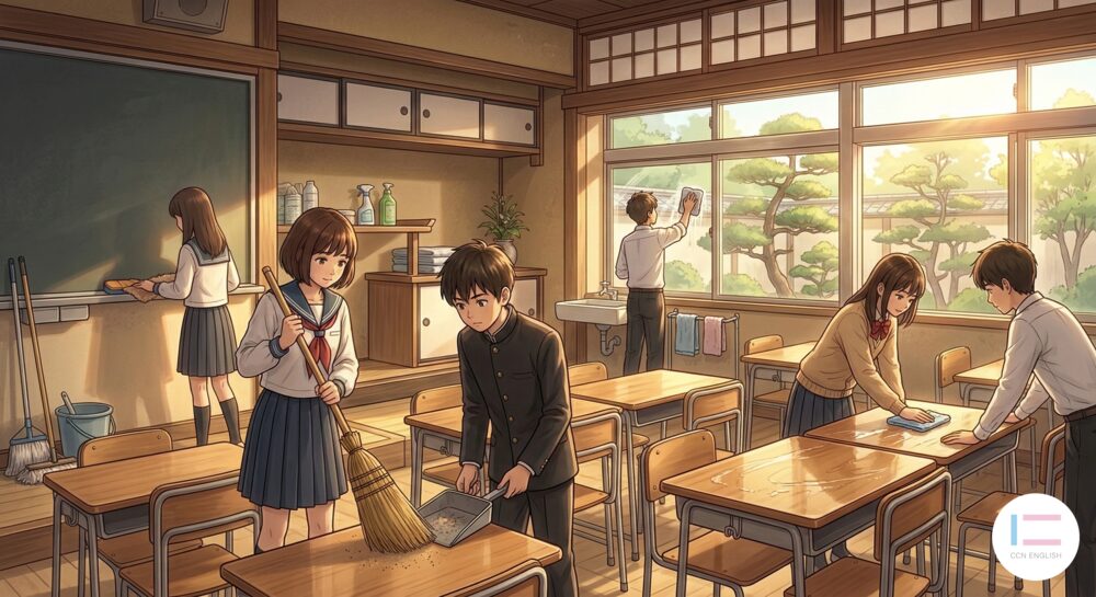 なぜ生徒が掃除をするの？