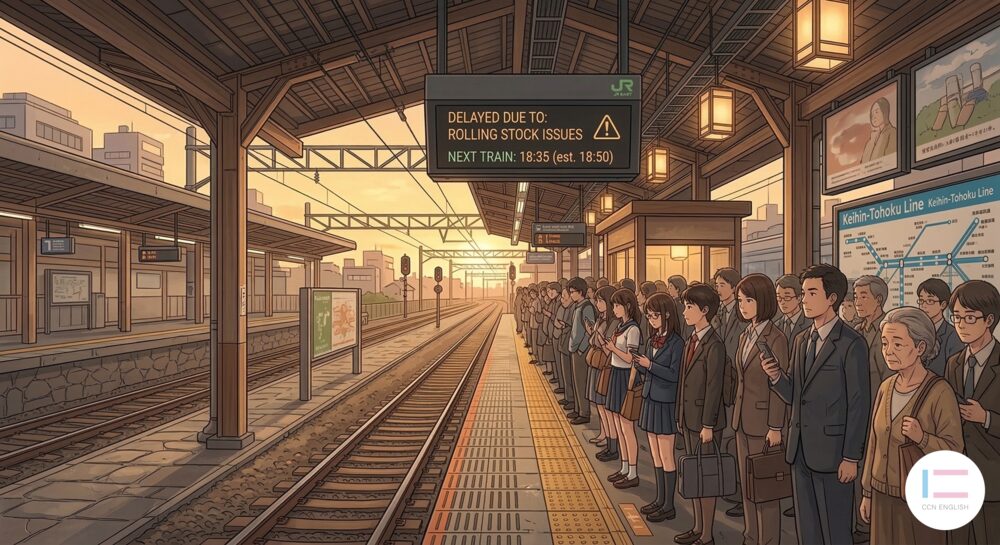 日本の電車遅延アナウンスとは？