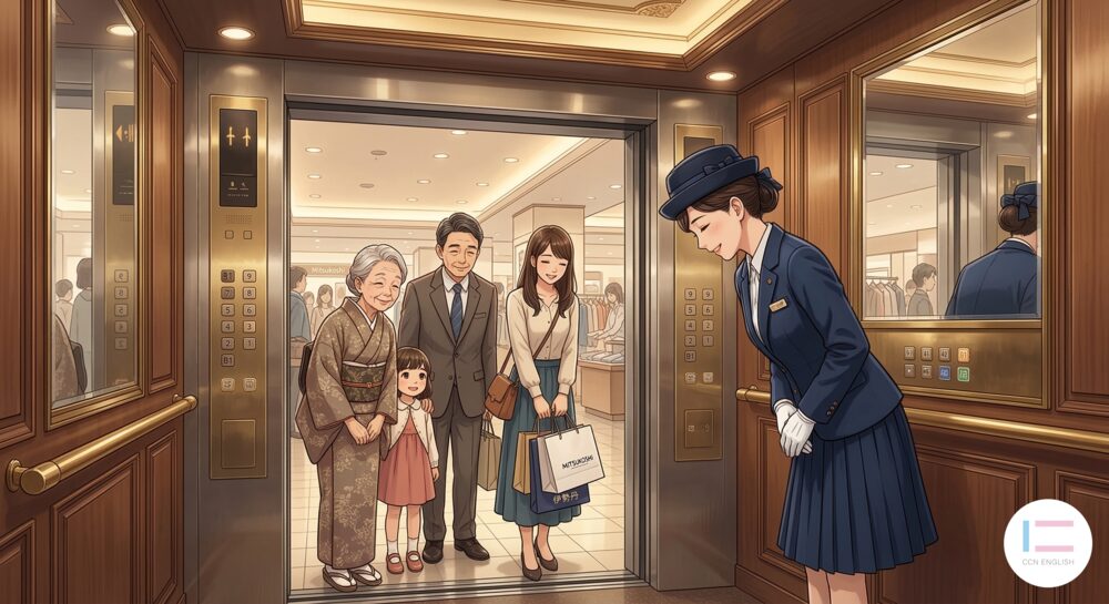 なぜエレベーターが話すの？