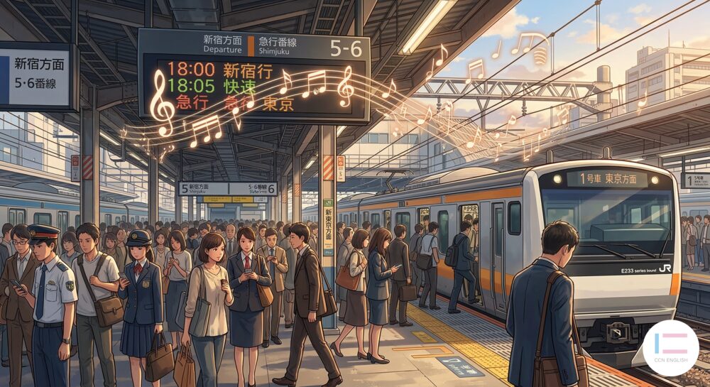 駅の発車メロディの秘密